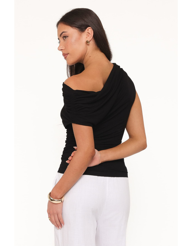 Petal & Pup - Jacki Asymmetric Top - Black