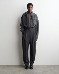 COS - Pleated Wool-Blend Barrel-Leg Trousers