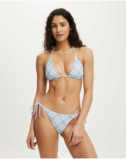 TESSA CHECK LIGHT BLUES