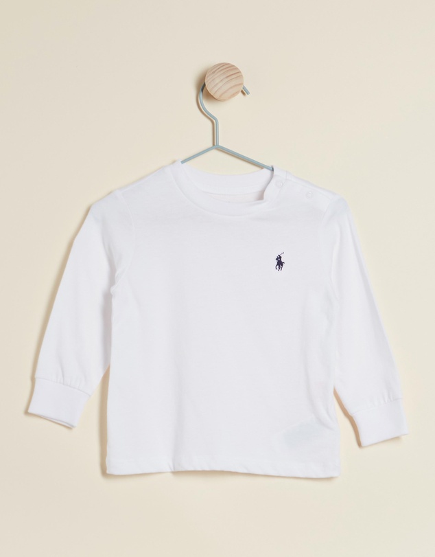 Polo Ralph Lauren - Embroidered Logo LS T-Shirt - Babies