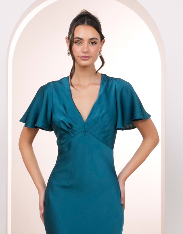 Pilgrim - Nataly Flutter Sleeve Gown