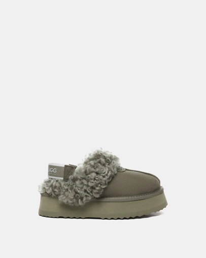 EVERAU - Australian Shepherd Ugg Waffle Curly Platform Cow Suede Upper House Shoes