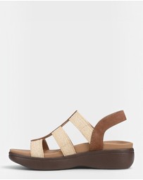 Vionic - Sabrina Flatform Sandal - Hazelnut Suede