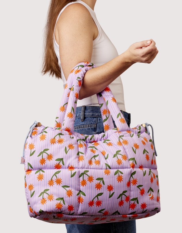 The Somewhere Co - Sunburst Marshmallow Midi Tote