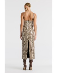Bardot - Estine Faux Snakeskin Dress