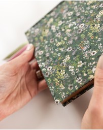 Bespoke Letterpress - Linen Bound Bullet Journal - Summer Perennials