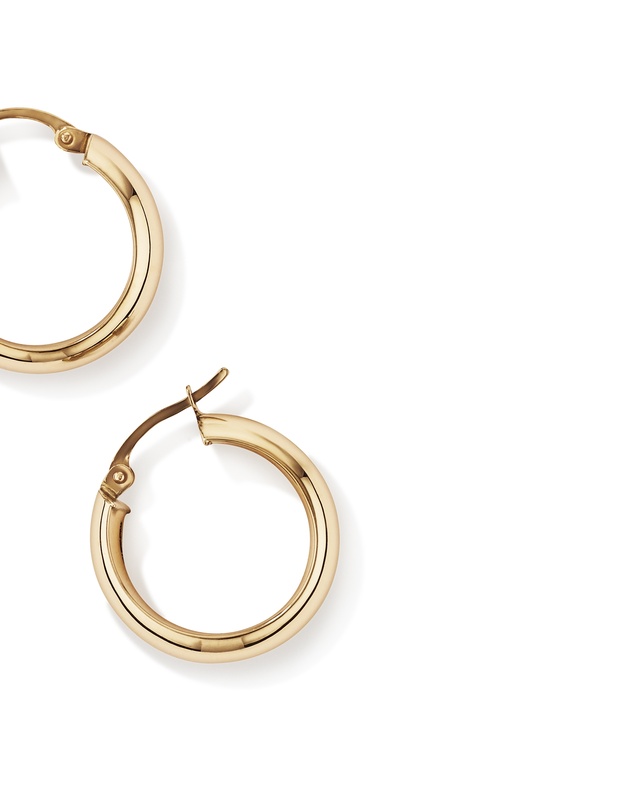 Michael Hill - 15mm Hoop Earrings in 10kt Yellow Gold
