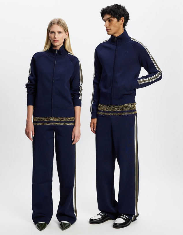 Wales Bonner - Bright Rayon Yarn Tide Track Top