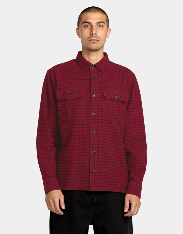 Volcom - Mens Augustone Long Sleeve Shirt