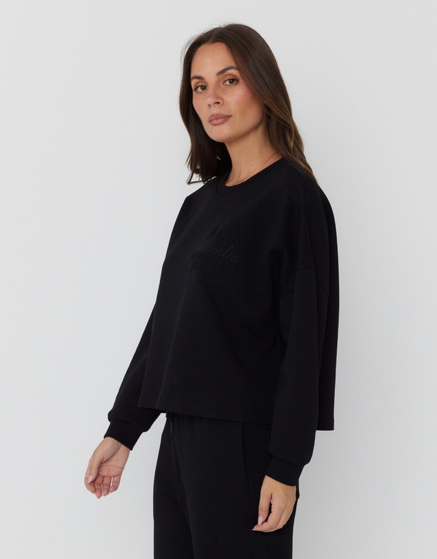 ALEXANDRA - Emby Long Sleeve Top Black