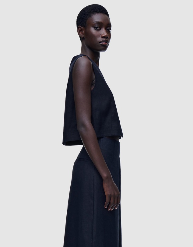 COS - Cropped Linen Waistcoat