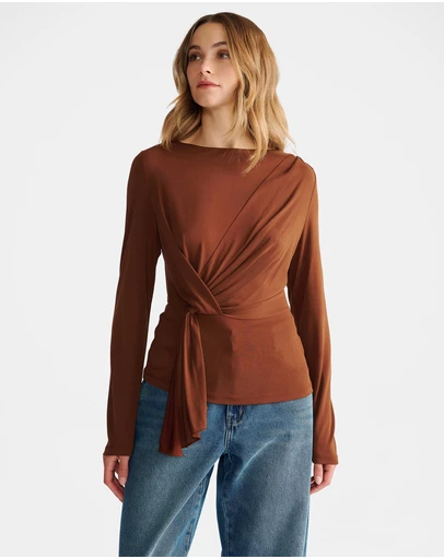 Decjuba - Jasmine Tie Detail Top