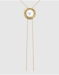 Furla - Miasfera Iconic Pearl Gold-Tone Long Necklace