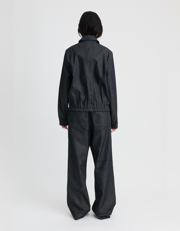 Madre Natura - Fig Denim Bomber Jacket