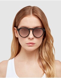 Hawkers Co - Polarized Black Rose gold Warwick Raw Sunglasses for Men and Women UV400