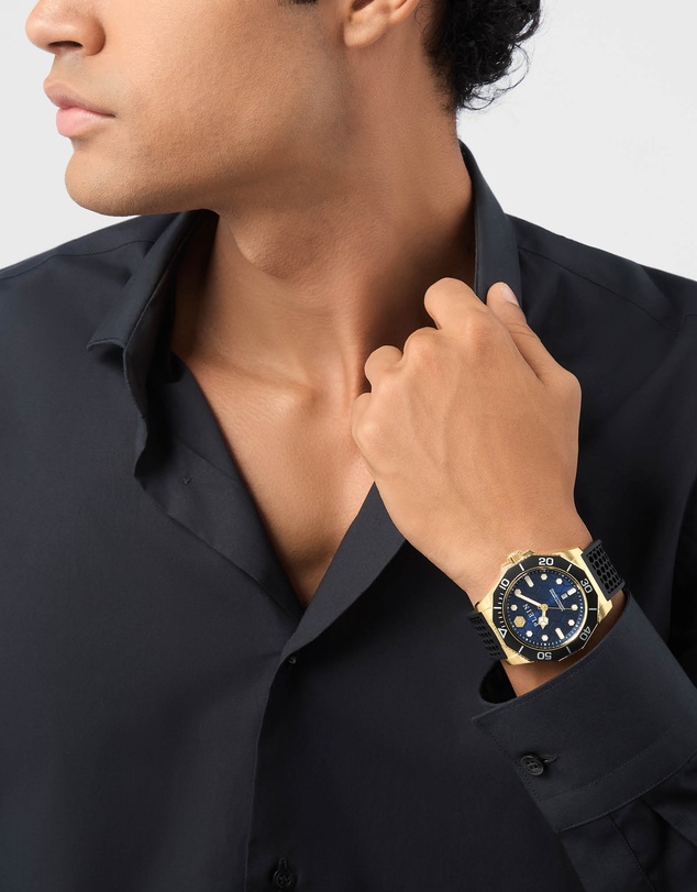 Philipp Plein - AQUASTORM 44mm Gold-Tone Analogue Watch