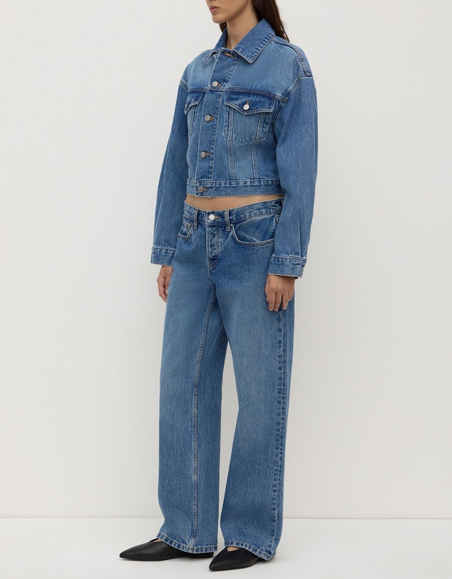 Assembly Label - Cropped Denim Jacket