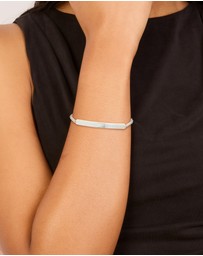 Lovisa - Waterproof Stainless Steel Twisted Engravable Toggle Bracelet