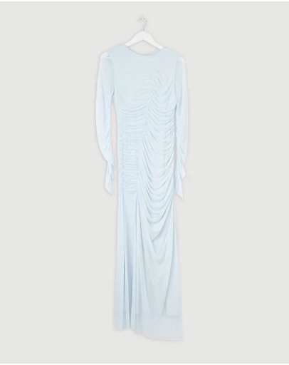 Revibe - Repaired Shona Joy Mira Gathered Maxi Dress - AU 12