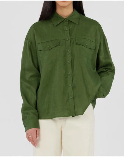 Amelius - Byron Linen Overshirt