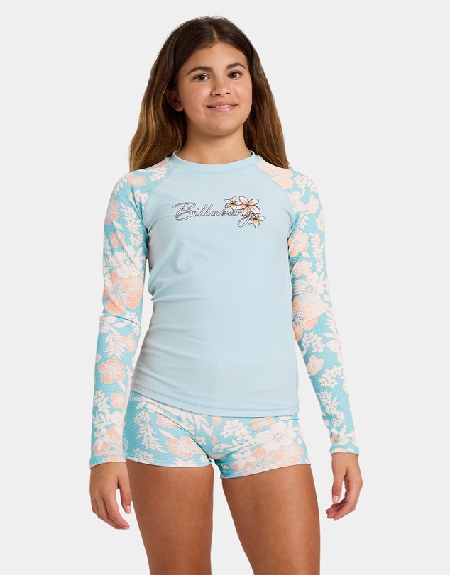 Billabong - Girls 6 to 16 Hibiscus Haze Two Piece Swimsuit
