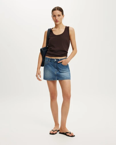 Cotton On - Original Denim Mini Skirt
