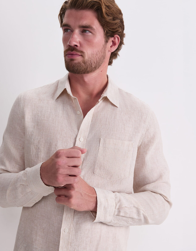 Sportscraft - Vinnie Long Sleeve Linen Shirt