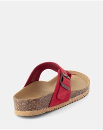 BioNatura - Devina Leather Thong Sandals