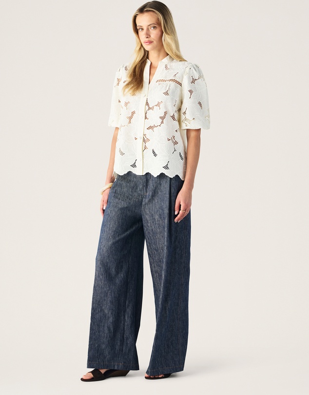 MOS The Label - Whisper Embroidery Blouse