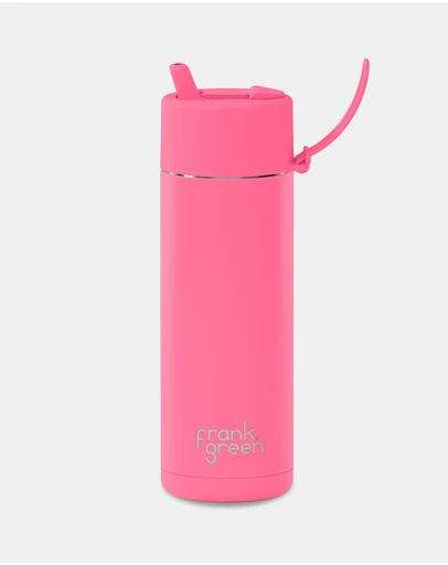 Frank Green - 20oz Stainless Steel Ceramic Reusable Bottle with Straw Lid