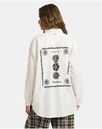 Billabong - Womens Coastal Crush Long Sleeve Shirt