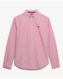 Superdry - Slim Oxford Long Sleeve Shirt