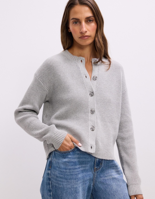 The Fated - Maia Round Neck Knit Cardigan