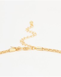 Lovisa - Gold Plated Pearl Lariat Adjustable Necklace