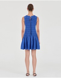 FRIEND of AUDREY - Lily Shirred Mini Dress