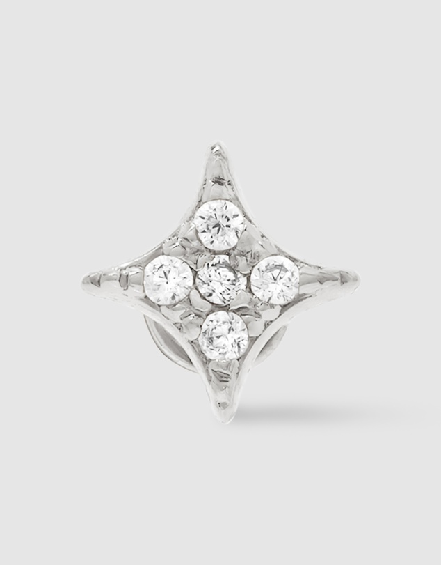 Wanderlust + Co - Sparkle Pave Flat Back Earring