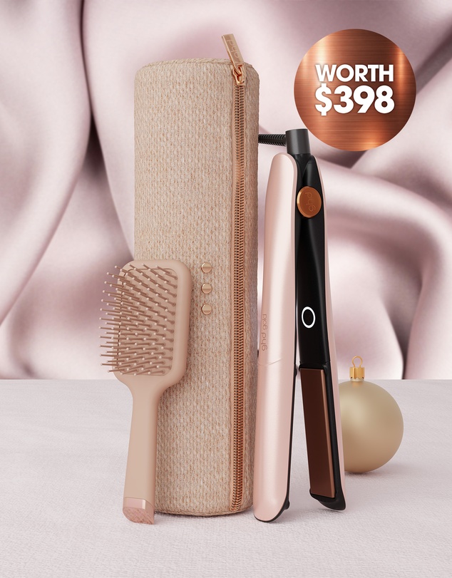 ghd - gold Hair Straightener Limited Edition Gift Set in Cashmere Beige