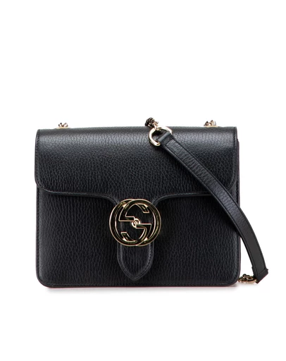 Pre-Loved by Azura Reborn - Pre-Loved Small Dollar Calfskin Interlocking G Crossbody