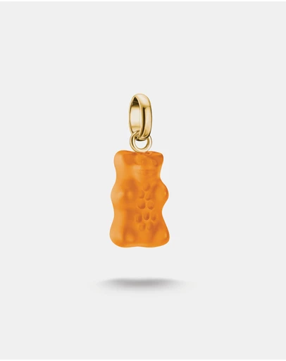 THOMAS SABO - THOMAS SABO Connect Charm Goldbear in orange