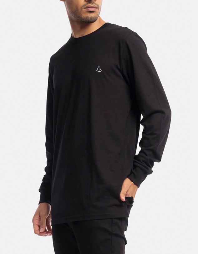 Stock & Co. - Stock & Co Anchor Embroidery Long Sleeve Tee