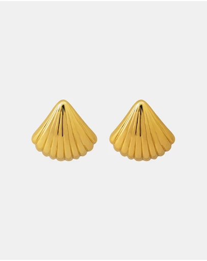 Zoe Olivia - Waterproof Large Shell Stud Earrings