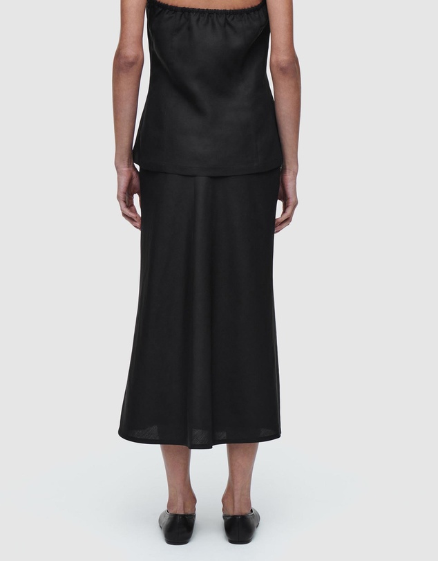 COS - Linen-Blend Midi Column Skirt