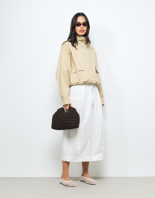 AERE - Nina Cotton Barrel Skirt