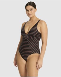 Sea Level Australia - Riptide Scoop Back Panel Line One Piece