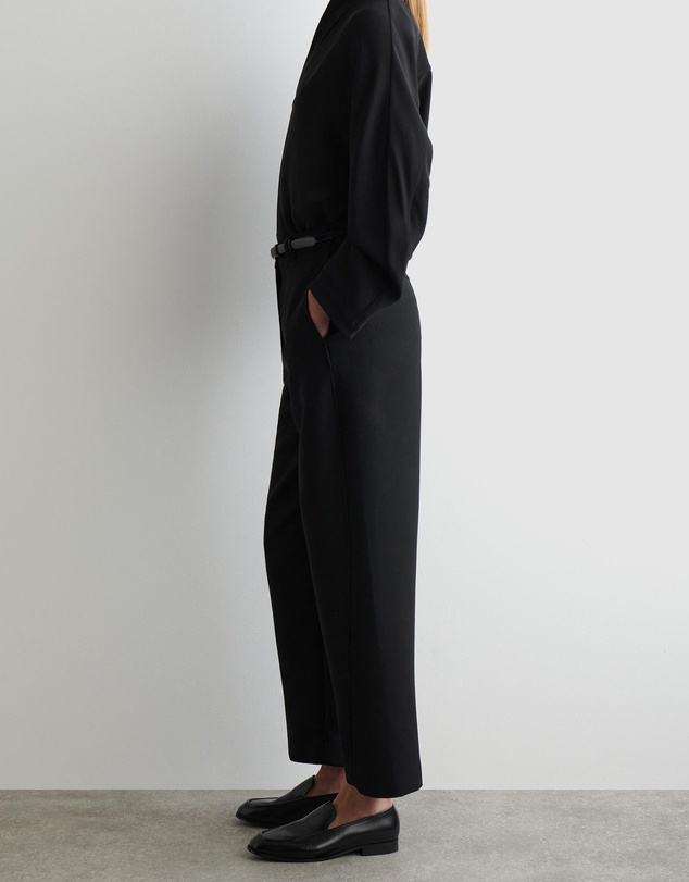 COS - Cropped Wool Barrel-Leg Trousers