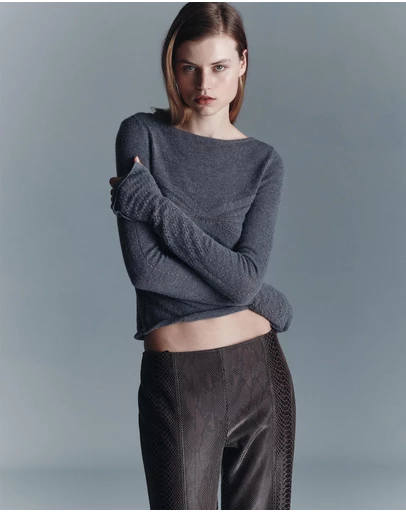 Paris Georgia - Amelia Pointelle Top