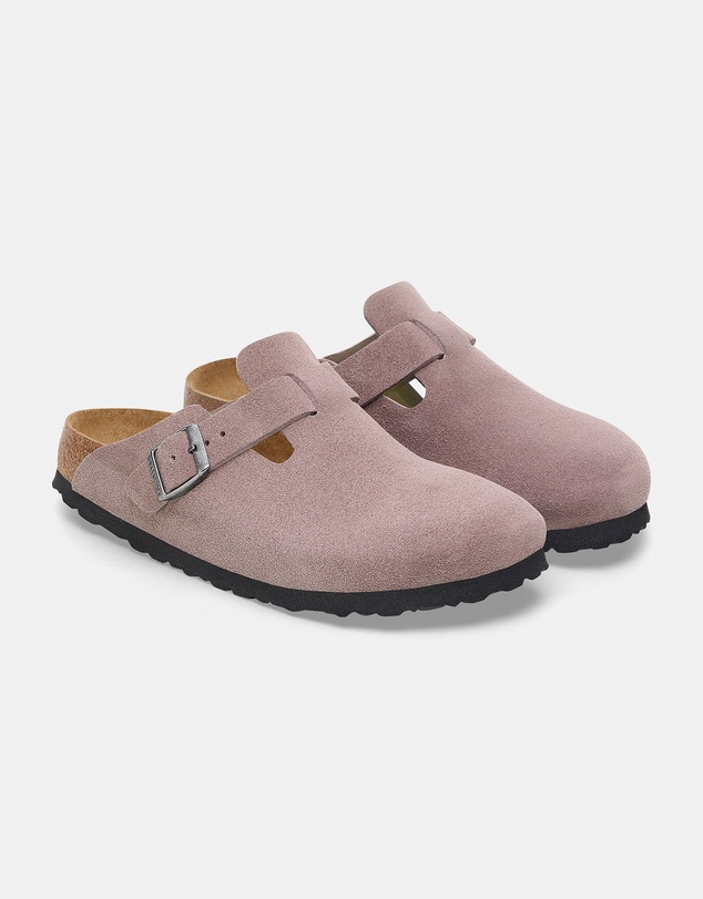 Birkenstock - Boston SFB Suede Leather Narrow - Unisex