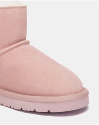 EVERAU - Australian Shepherd Ugg Melub Kids Cow Suede Upper UGG Boots