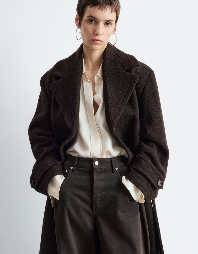 & Other Stories - Tie-Belt Wool Coat