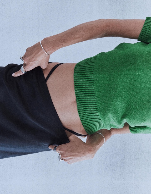 M.N.G - Knitted Polo-Neck Sweater